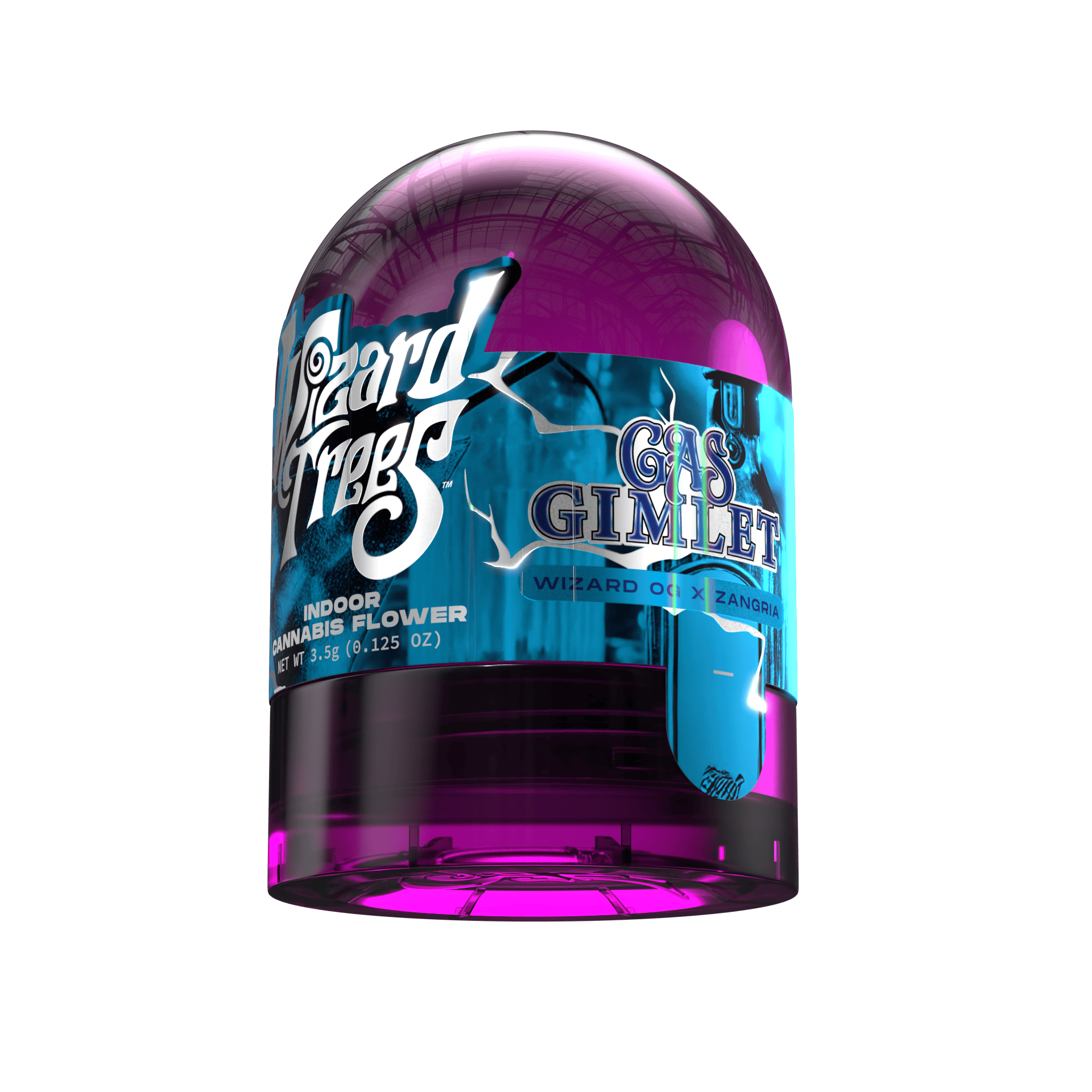 Gas Gimlet Jar
Lineage: Wizard OG x Zangria